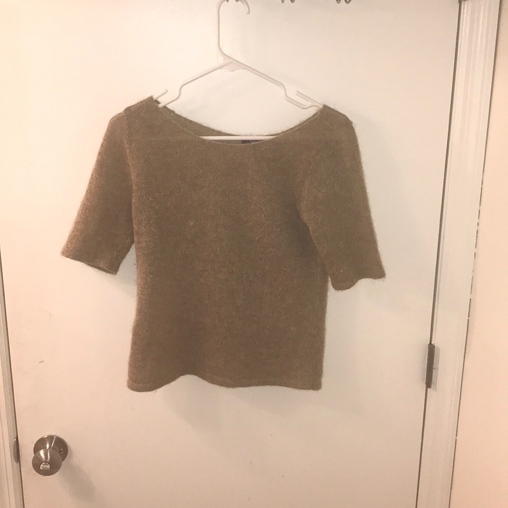 Tan Fuzzy Shirt